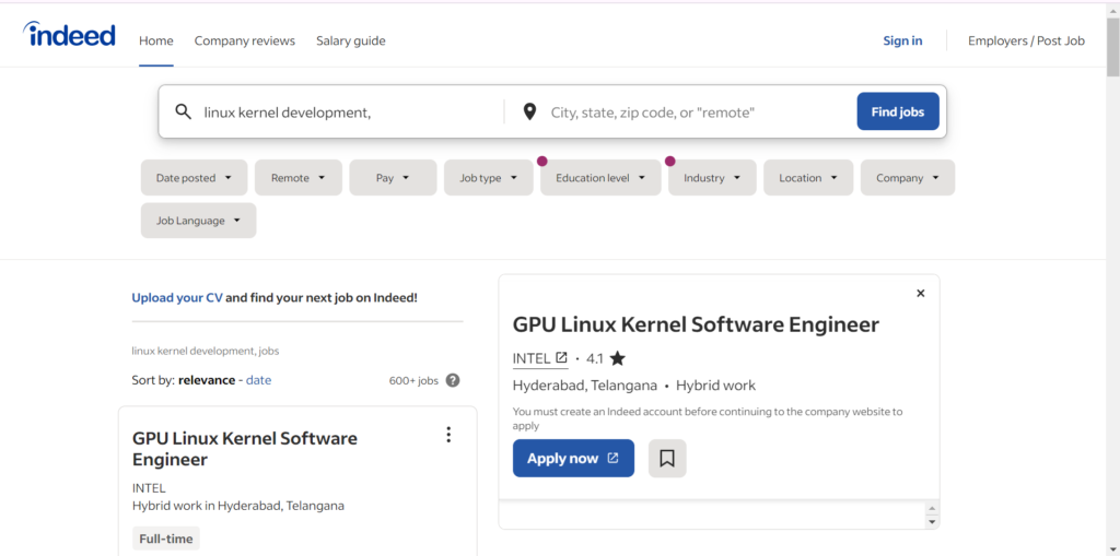 Linux Kernel Development Training in Hyderabad