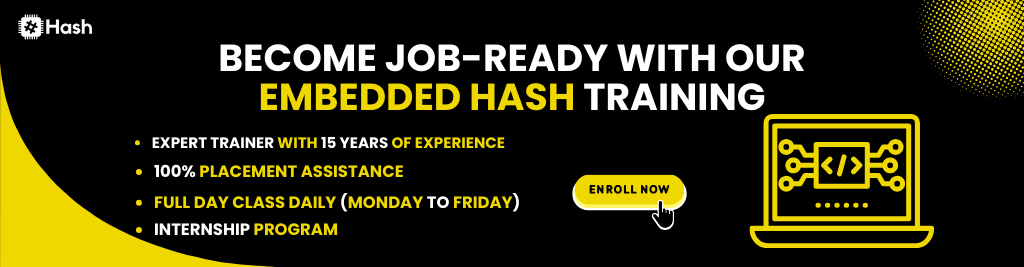 Become job ready with ypur Embedded HASH training