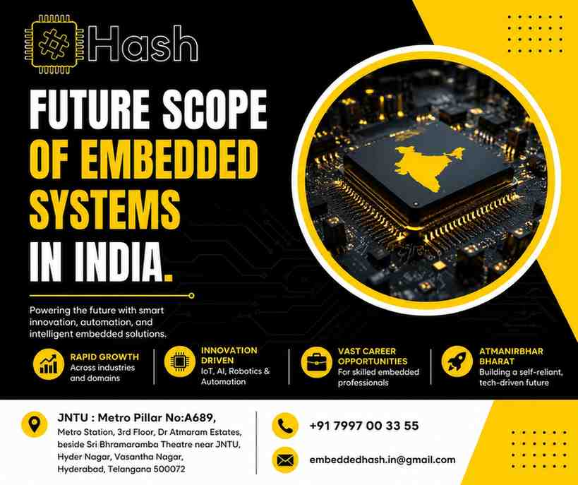 Future scope of embedded systems in india